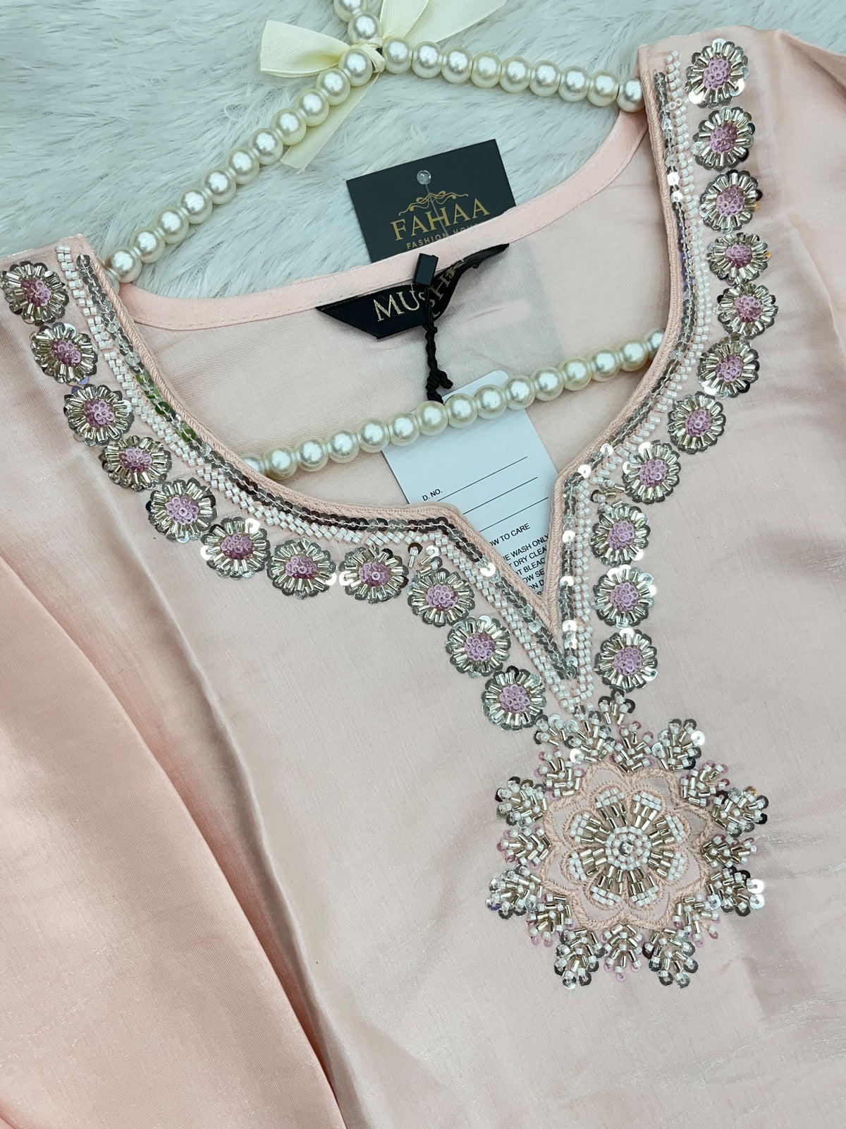 1431 Heavy Pakistani Partywear - Cream