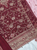 847 Ramsha | Dastak Luxury Chiffon Collection | Q-203 - Unstitched