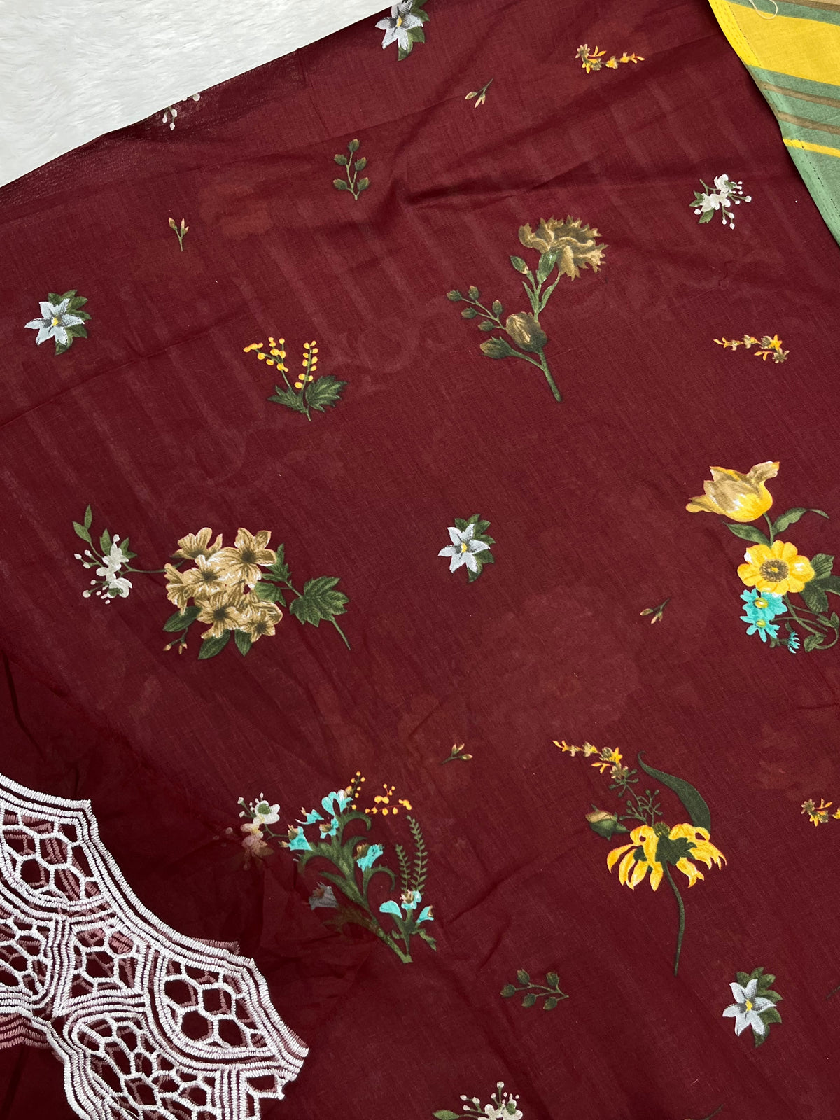 1411 Unstitched Casual Cotton Suit