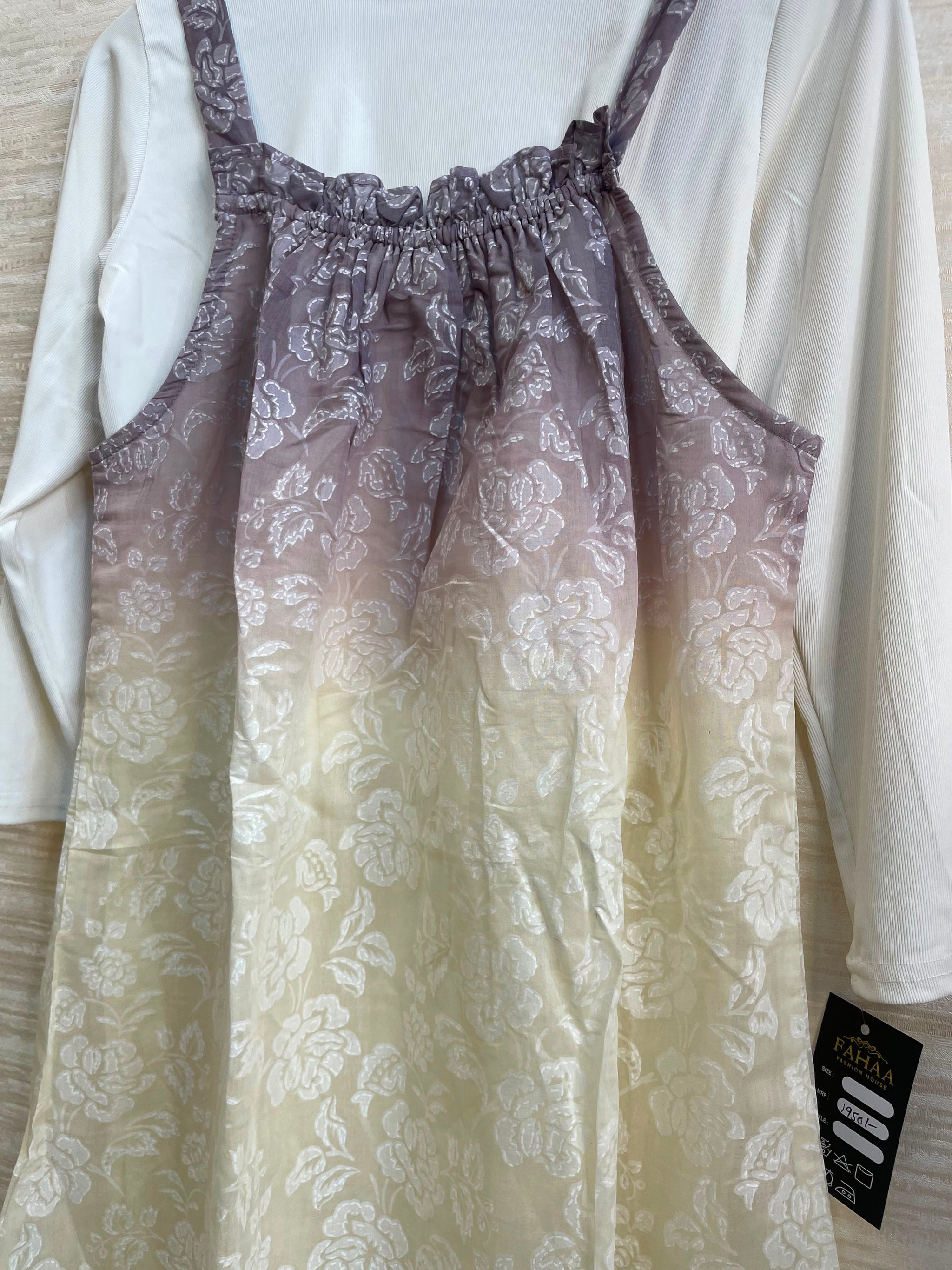 996 Floral Flare Coord Set - Lavender