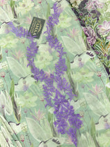 885 Unstitched OG Jade Jasmine 3pc lawn suit
