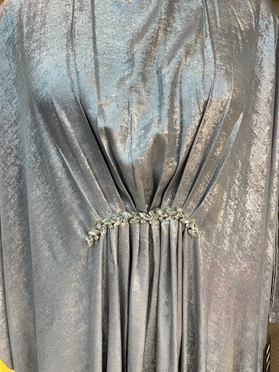 1134 The Premium Abaya - Silver