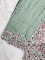 1144 Premium Pakistani Partywear - Sea Green