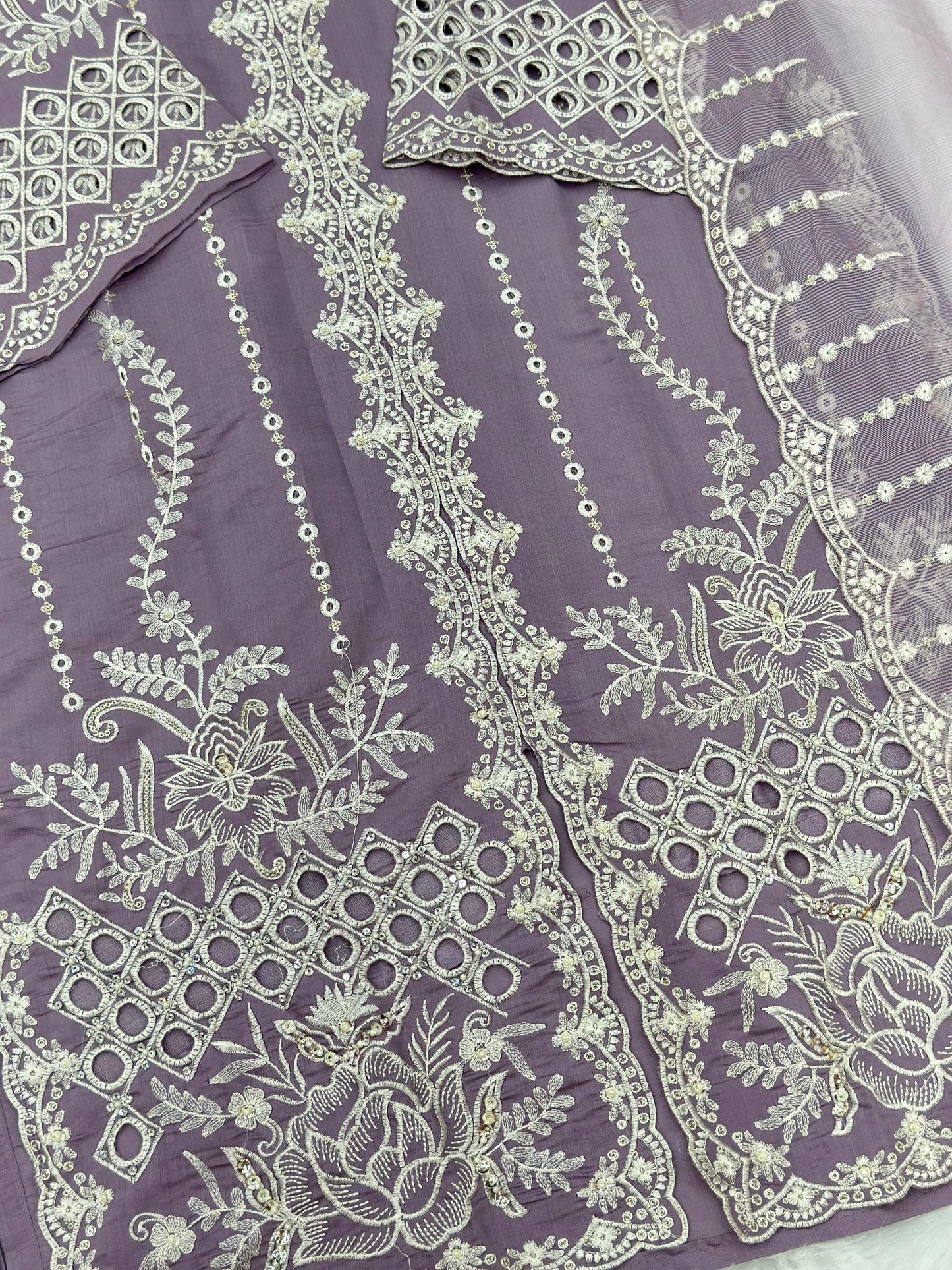 697 Pakistani Cut-Work Party-wear