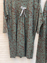 1014 Korean Bow Night Wear - Mocha Brown