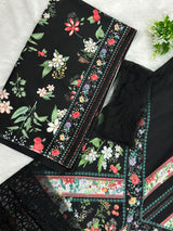 987 Unstitched Casual Lawn Suit