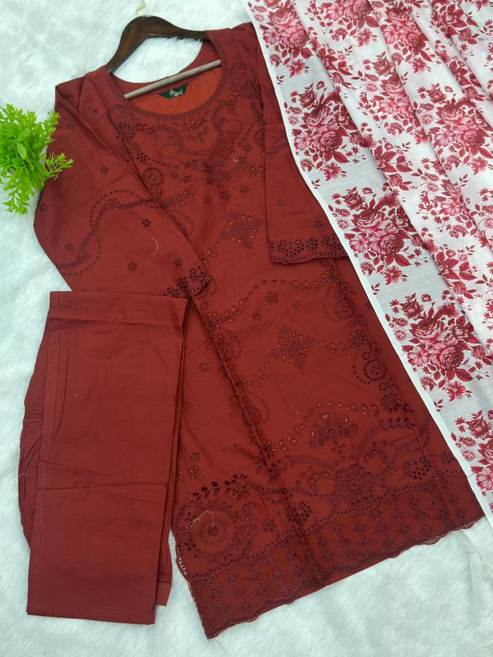 766 Readymade Pakistani Chikankari Suit