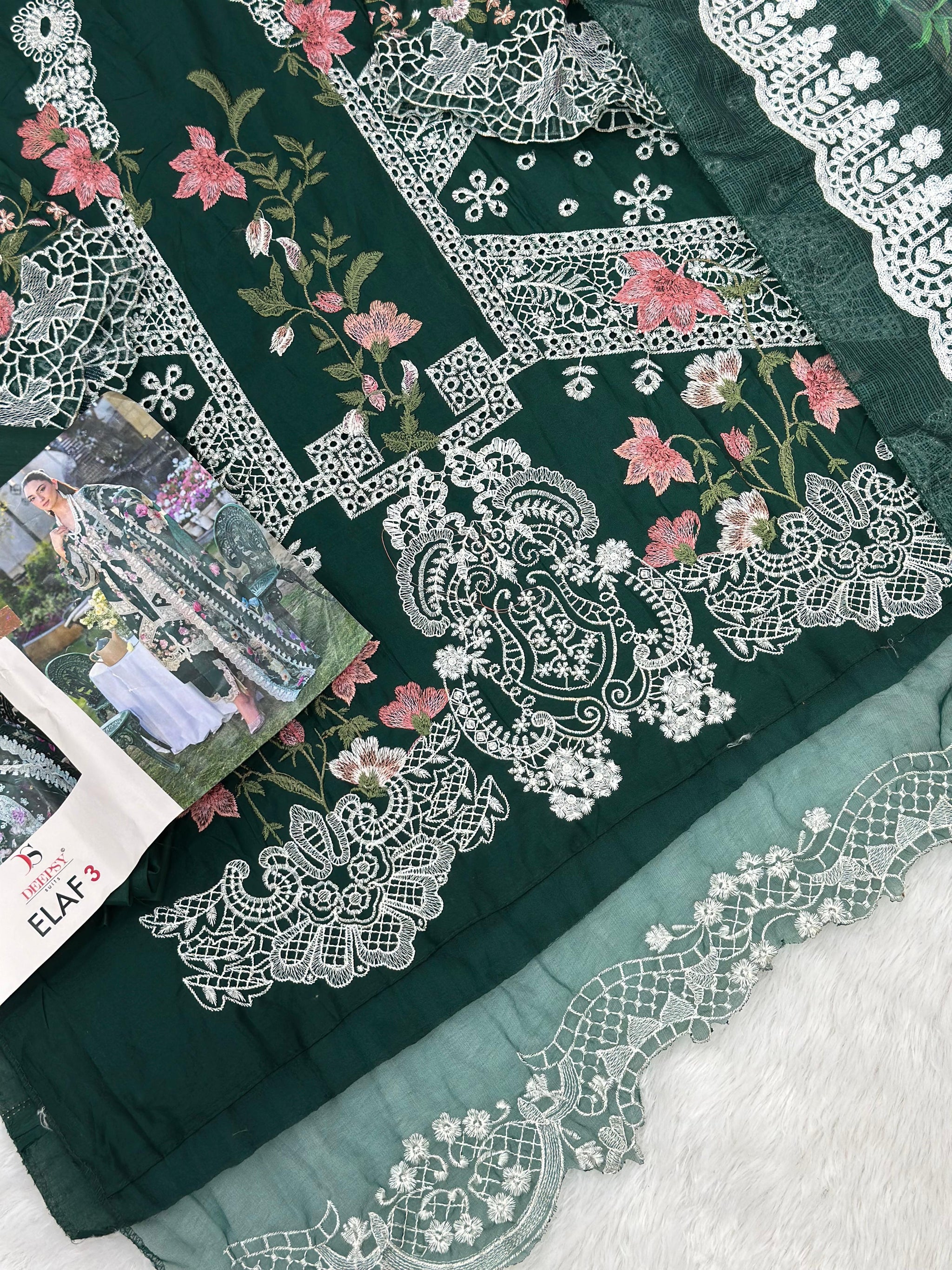972 Elaf Unstitched Pakistani Suit