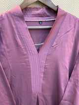 962 Modest Long Coord-Set - purple