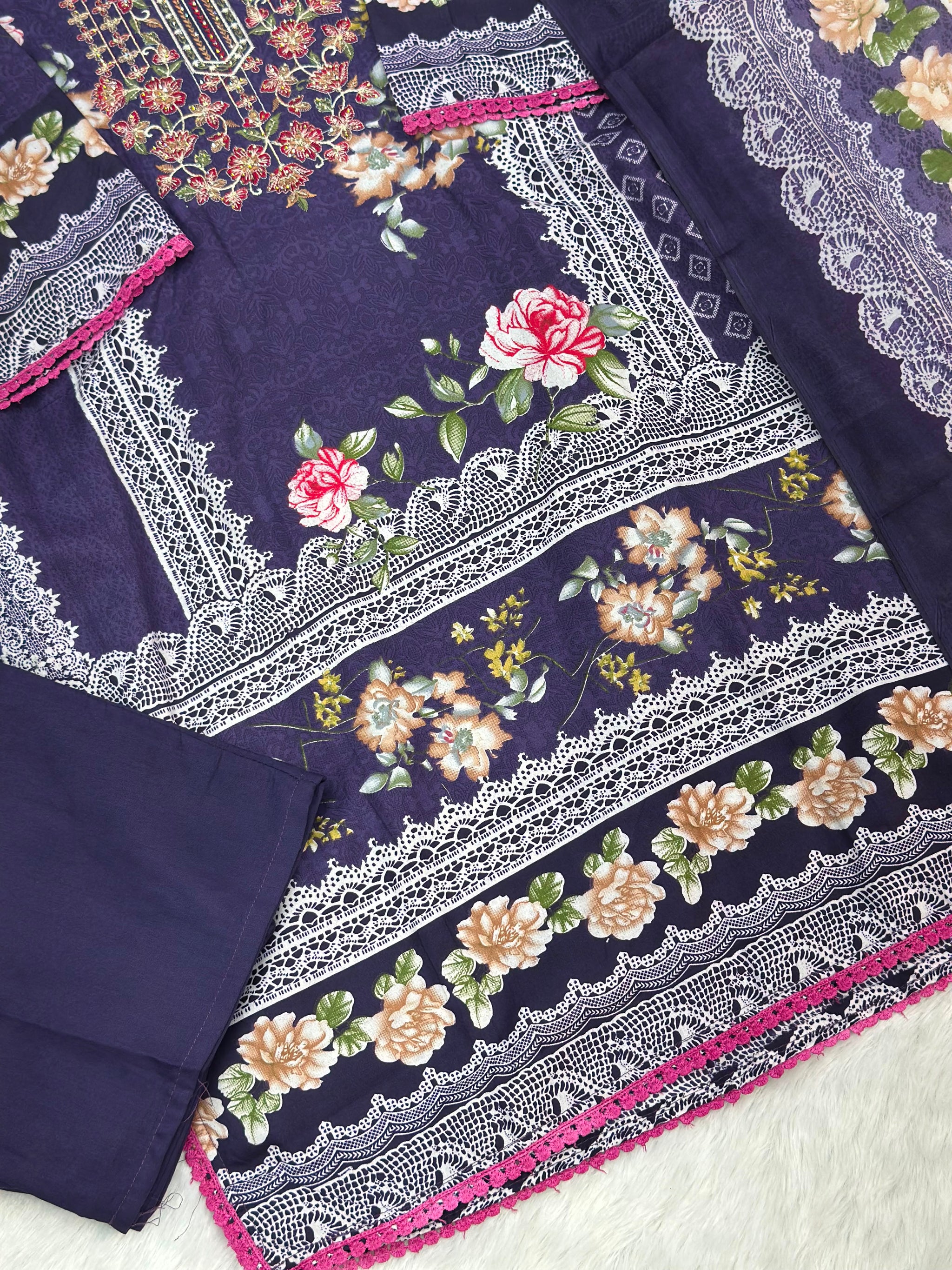 945 Pakistani Embroidered Suit