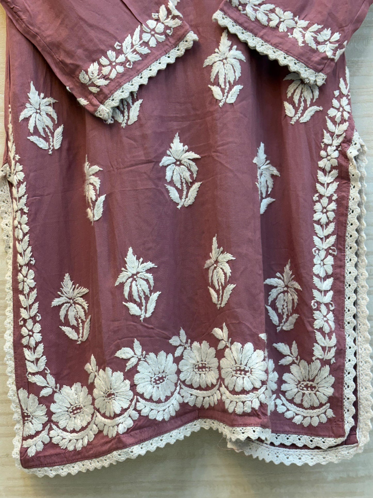 615 Lucknowi Gharara Set | Pink