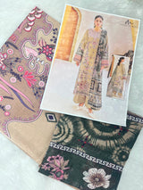 1018 Unstitched Casual Cotton Suit