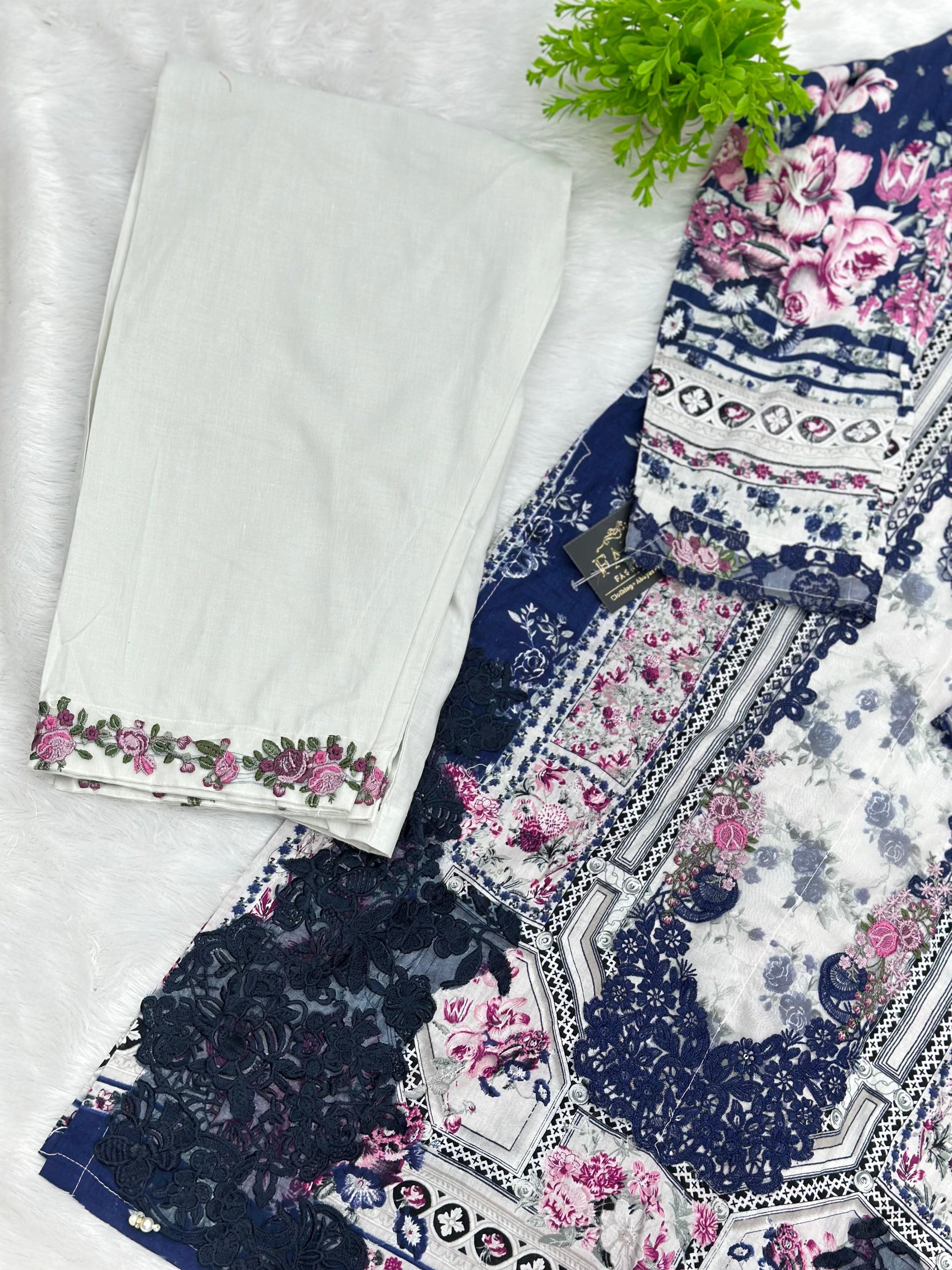 871 Readymade Elaf Printed Lawn Suit