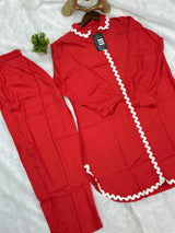 694 Casual Cordsets - Red