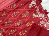 1450 Pakistani Embroidered Suit - Maroon