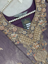1426 Heavy Pakistani Partywear - Purple
