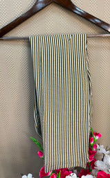 1230 Striped Maxi Kaftan A-Line Set - Brown