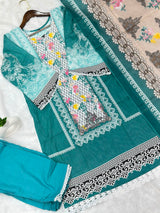 938 Pakistani Embroidered Suit