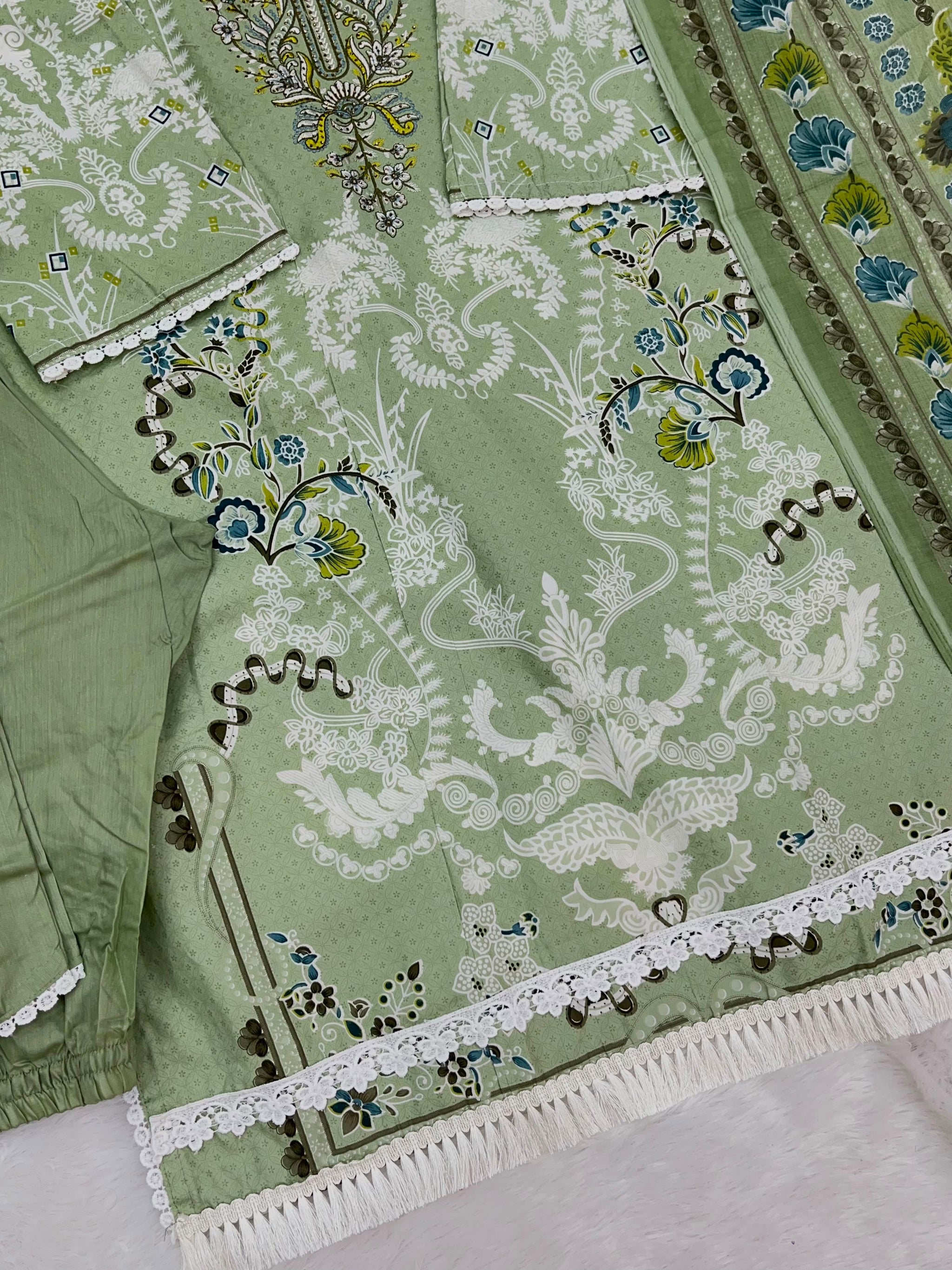 1295 Pakistani Embroidered Suit - Vandana Sobia Nazer