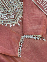 656 Regal Gota-Patti Georgette Set