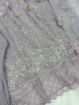 1433 Heavy Pakistani Partywear -  Lilac