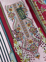 1005 Unstitched Casual Lawn Suit