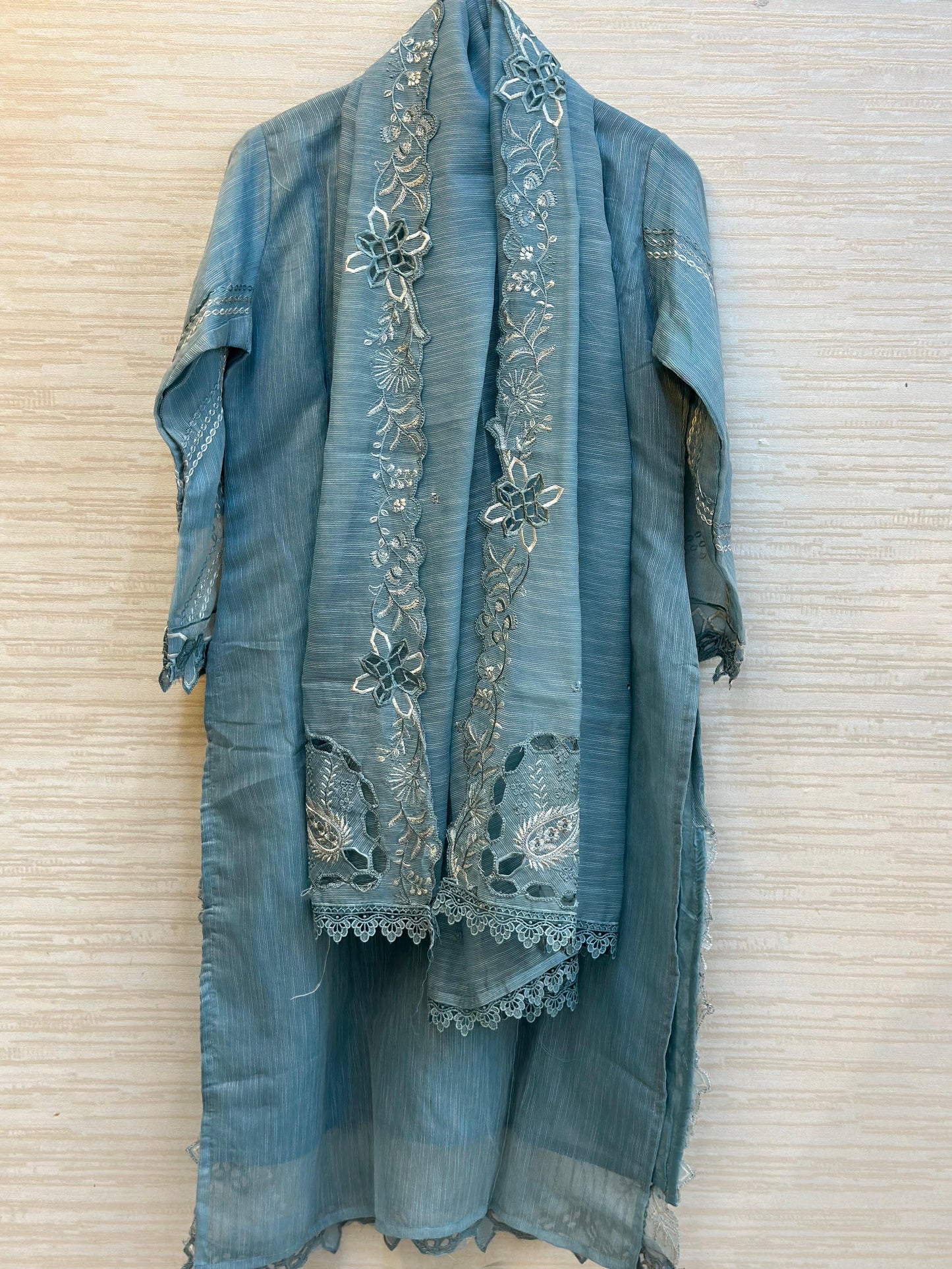 383 Celestial Organza Filigree Ensemble
