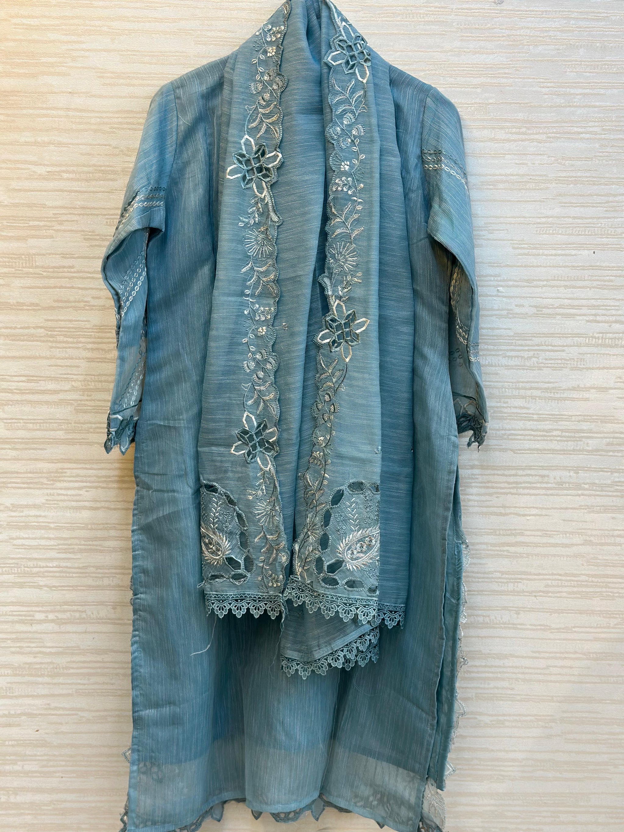 383 Celestial Organza Filigree Ensemble
