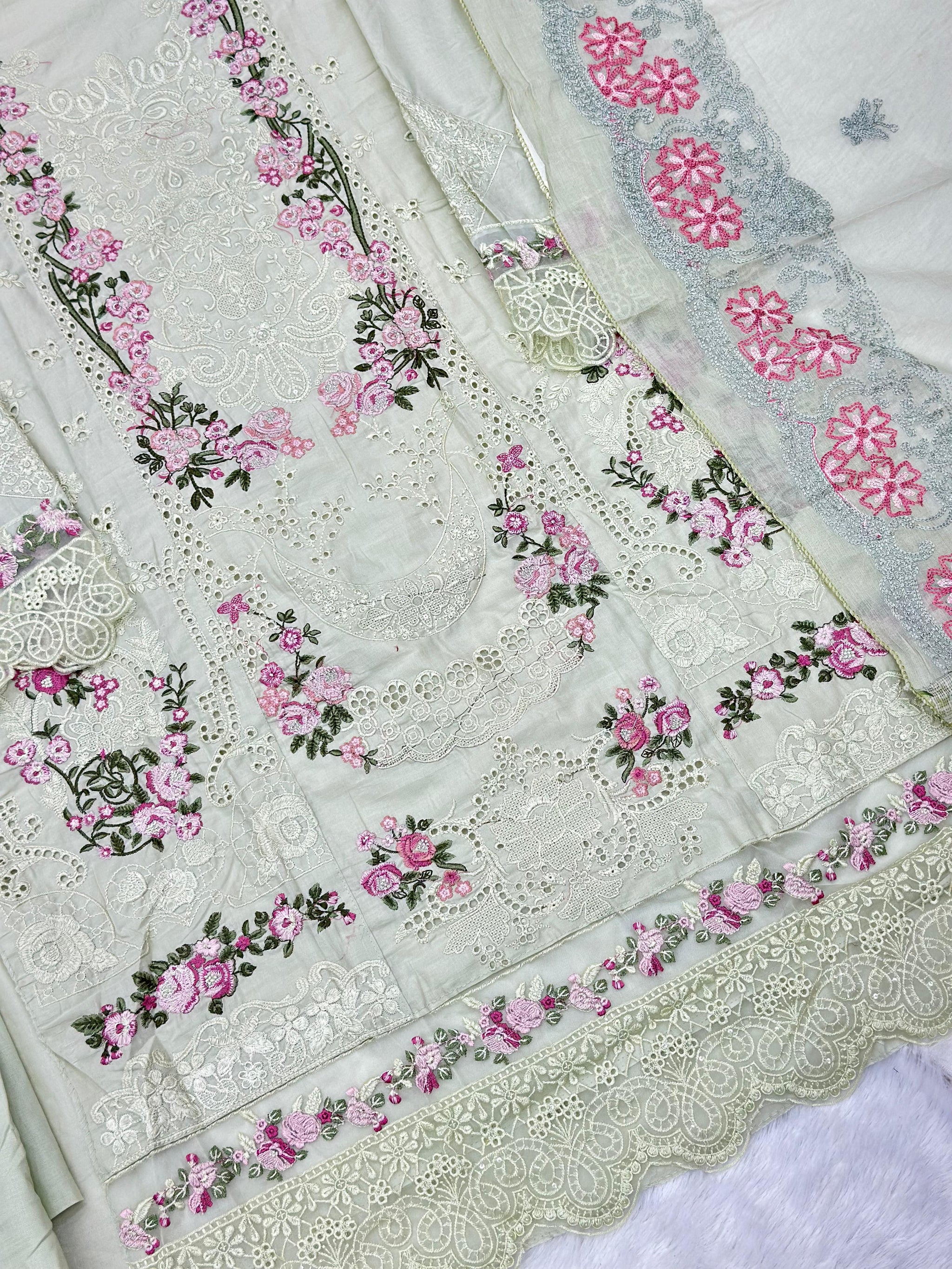 844 Elaf Pakistani Unstitched Lawn Suit