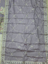 1435 Heavy Pakistani Partywear - Greyish Purple