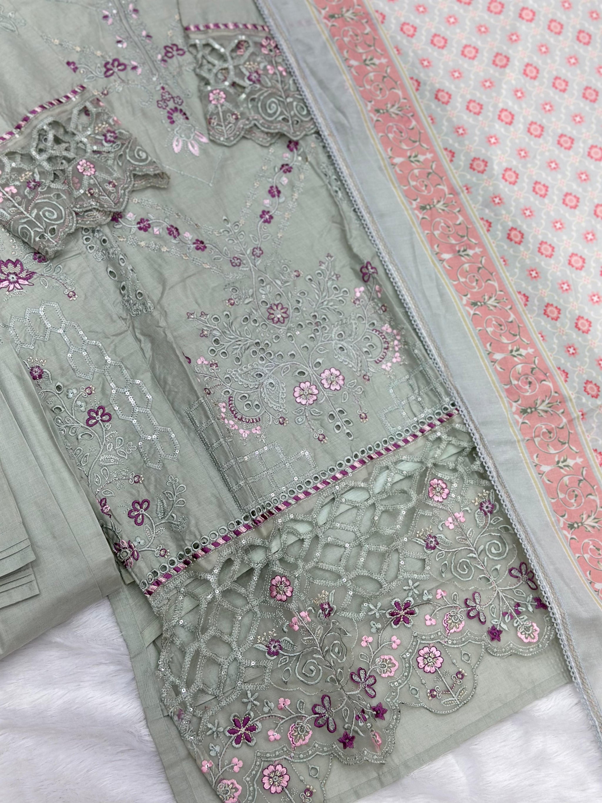 642 Premium Pakistani Lawn Suit
