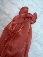 601 Organza Hijab - Rusty Orange