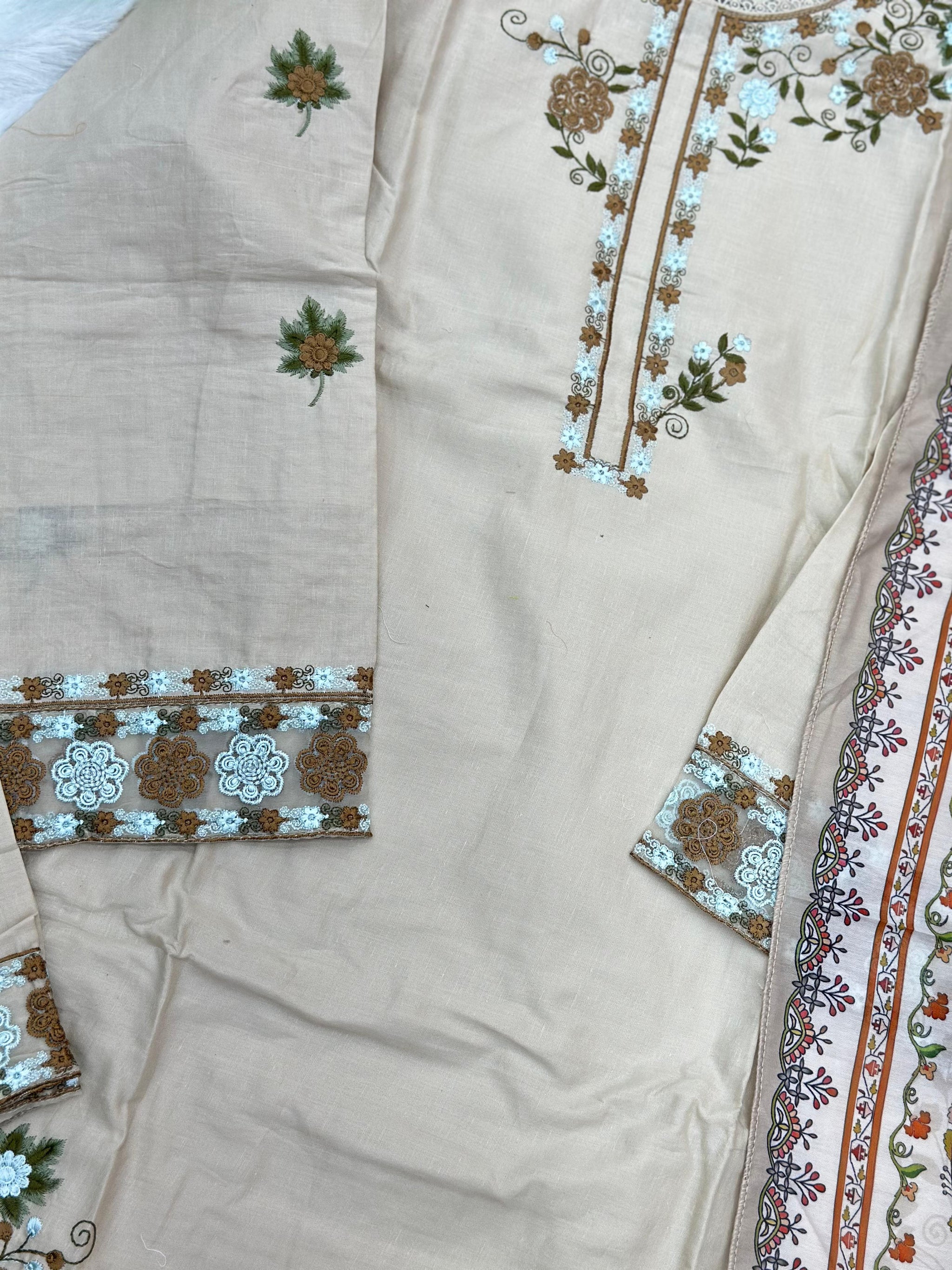 772 Readymade Pakistani Embroidered Suit