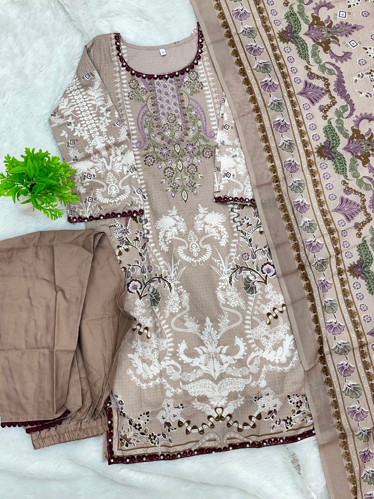 1317 Pakistani Embroidered Suit