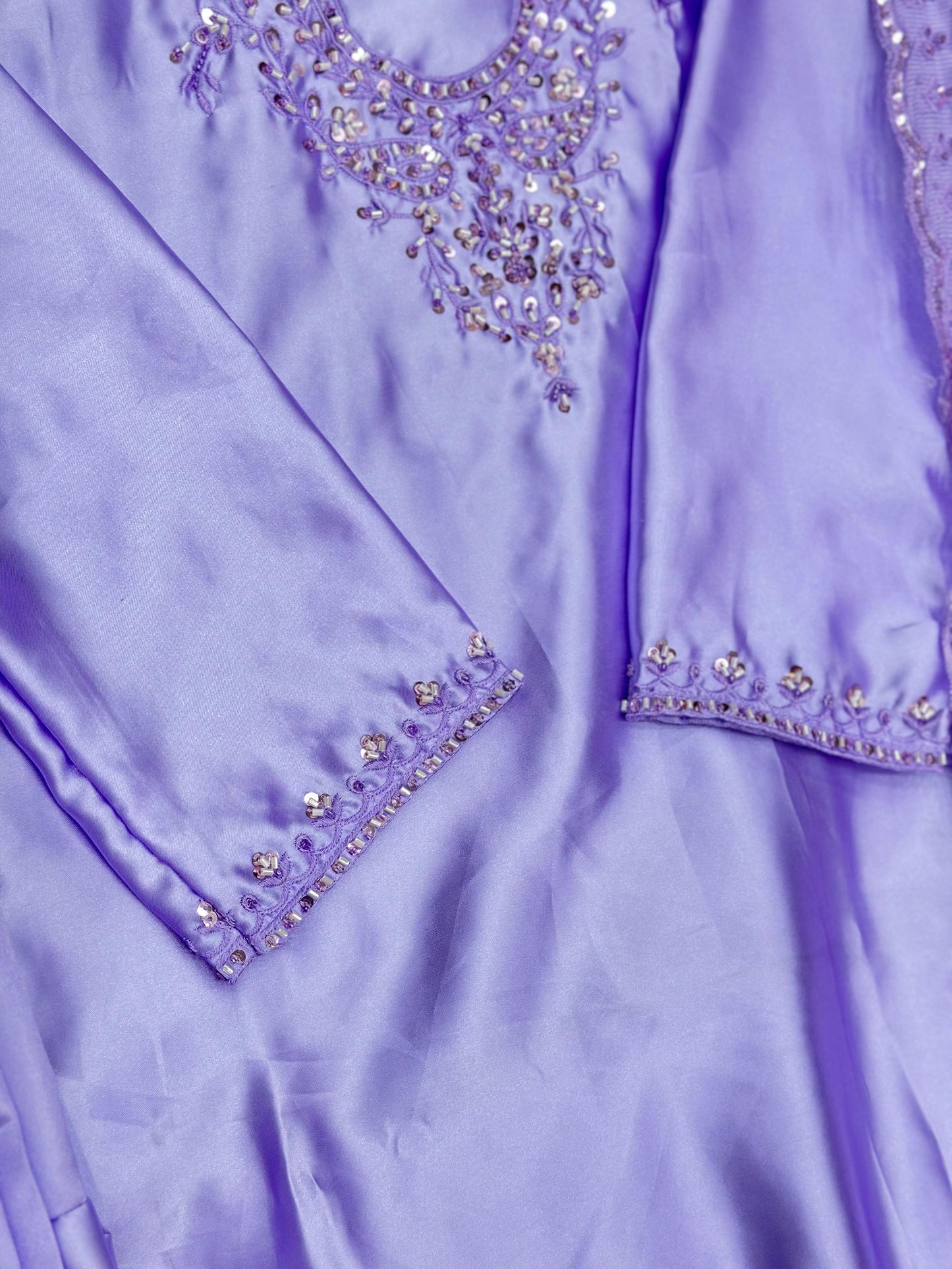 635 Mushk Farshi Set - Lilac