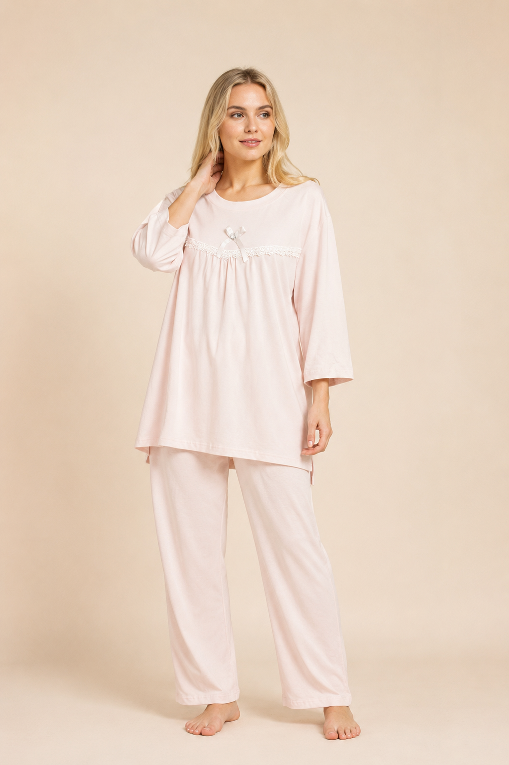 1349 Korean Bow Night Wear
