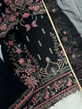 1146 Premium Pakistani Partywear - Black