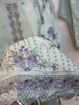 405 Floral Lawn Suit