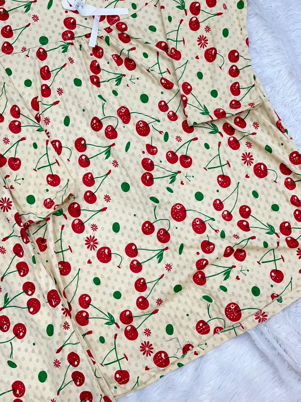 1342 Korean Bow Night Wear
