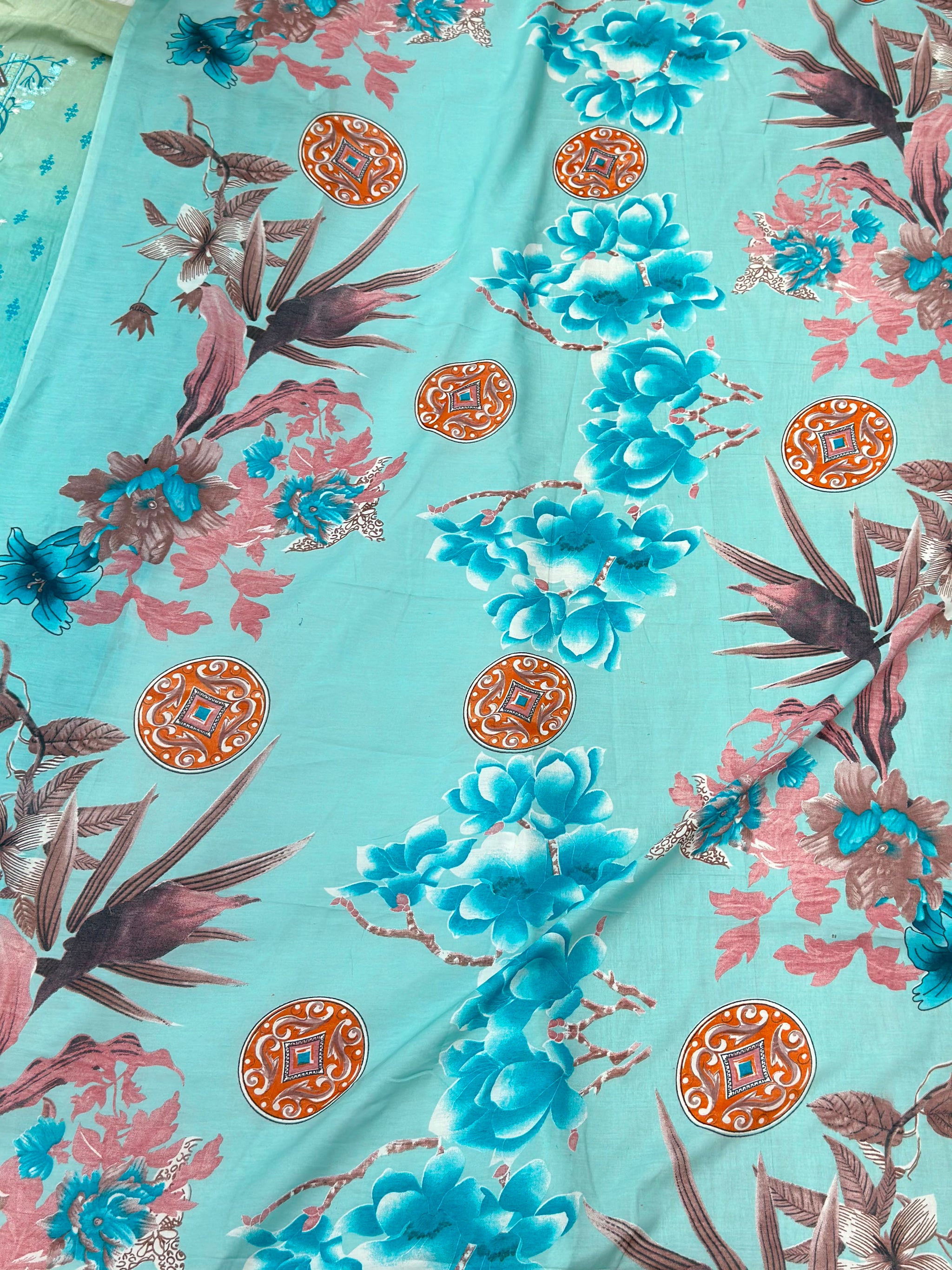 994 Unstitched Casual Lawn Suit