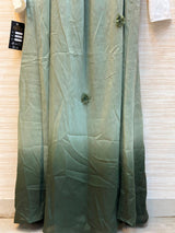 1015 Floral Flare Coord Set - Sage Green