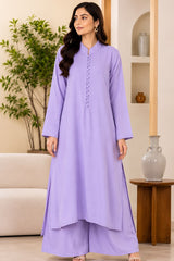 1062 Modest Mandarin Coord Set - Lilac