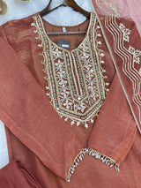 656 Regal Gota-Patti Georgette Set