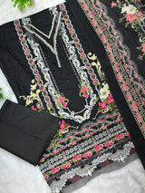 986 Unstitched Casual Lawn Suit
