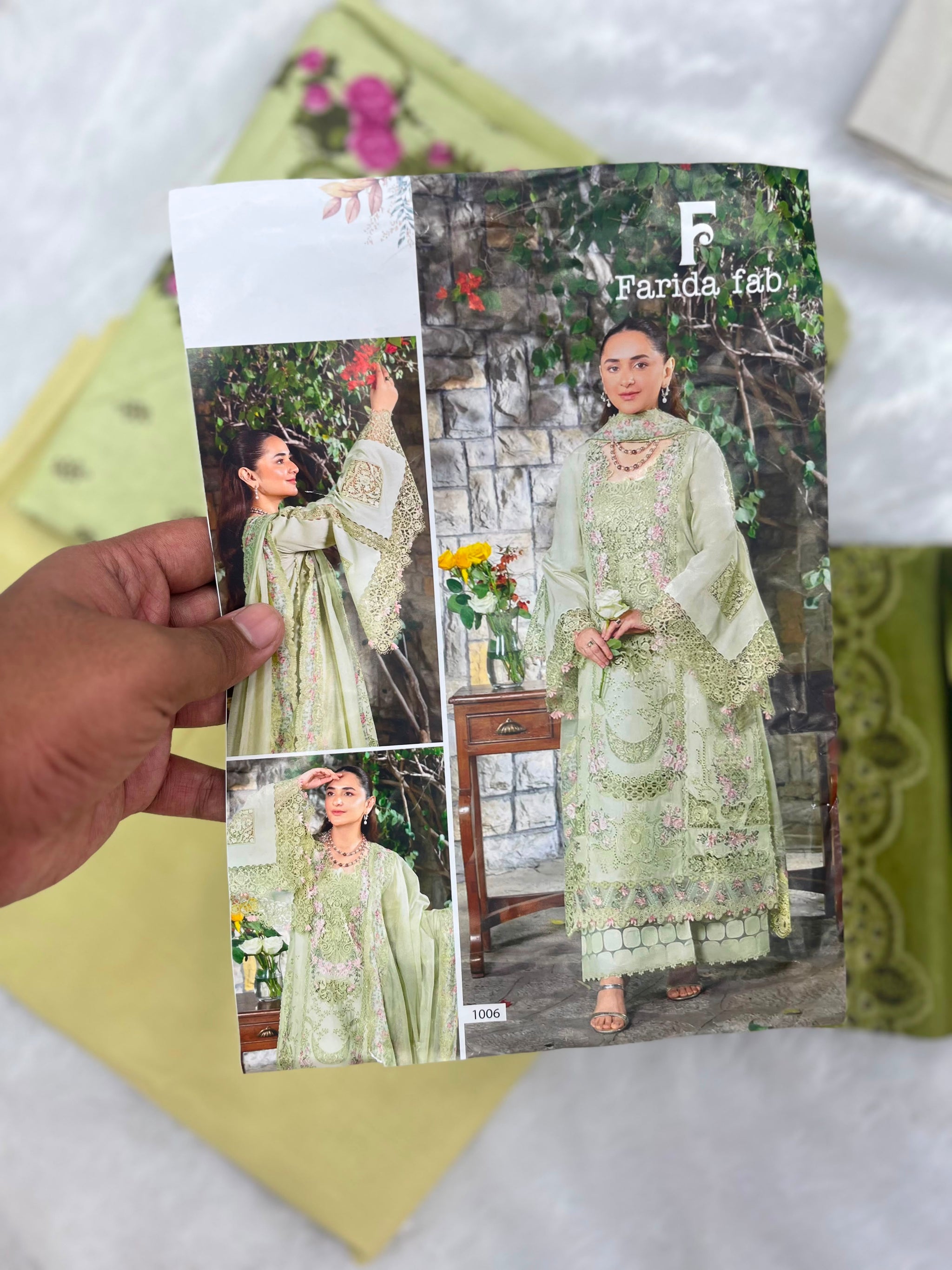 1027 Unstitched Casual Cotton Suit