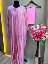 1132 The Premium Abaya - Pink