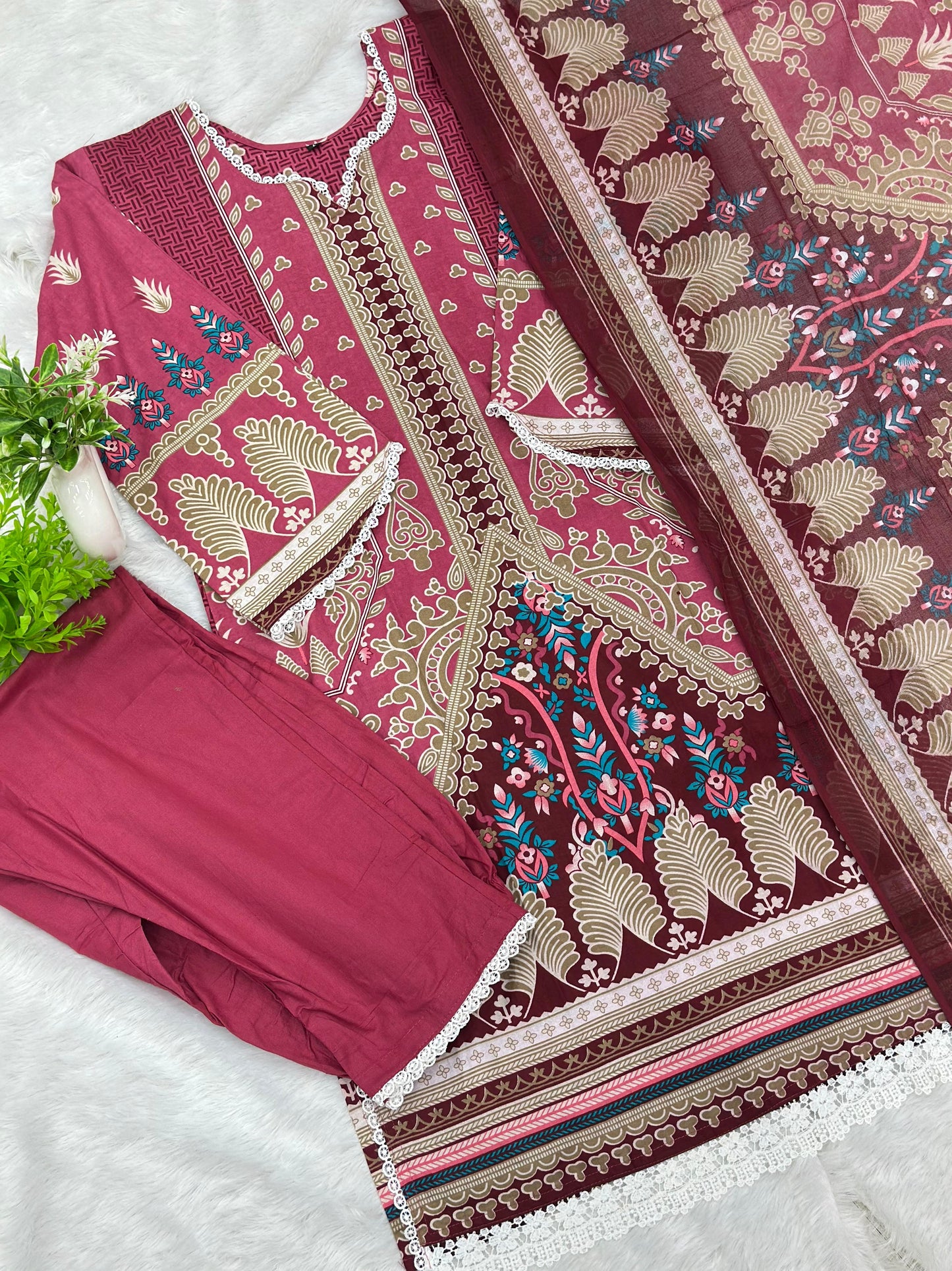 1071 Pakistani Printed Suit