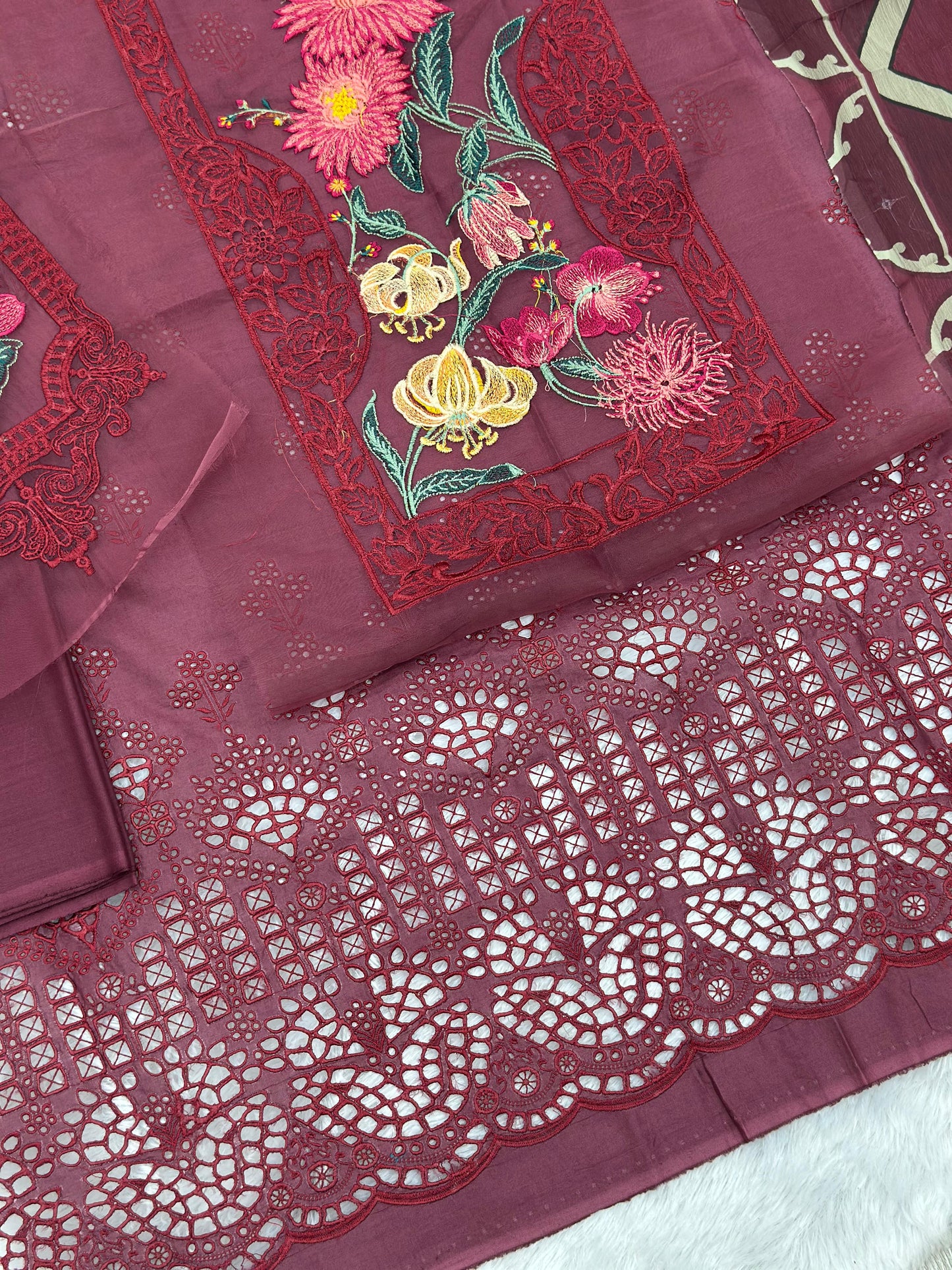 893 Unstitched OG Adan's Libas Zaria Chikankari Lawn Suit