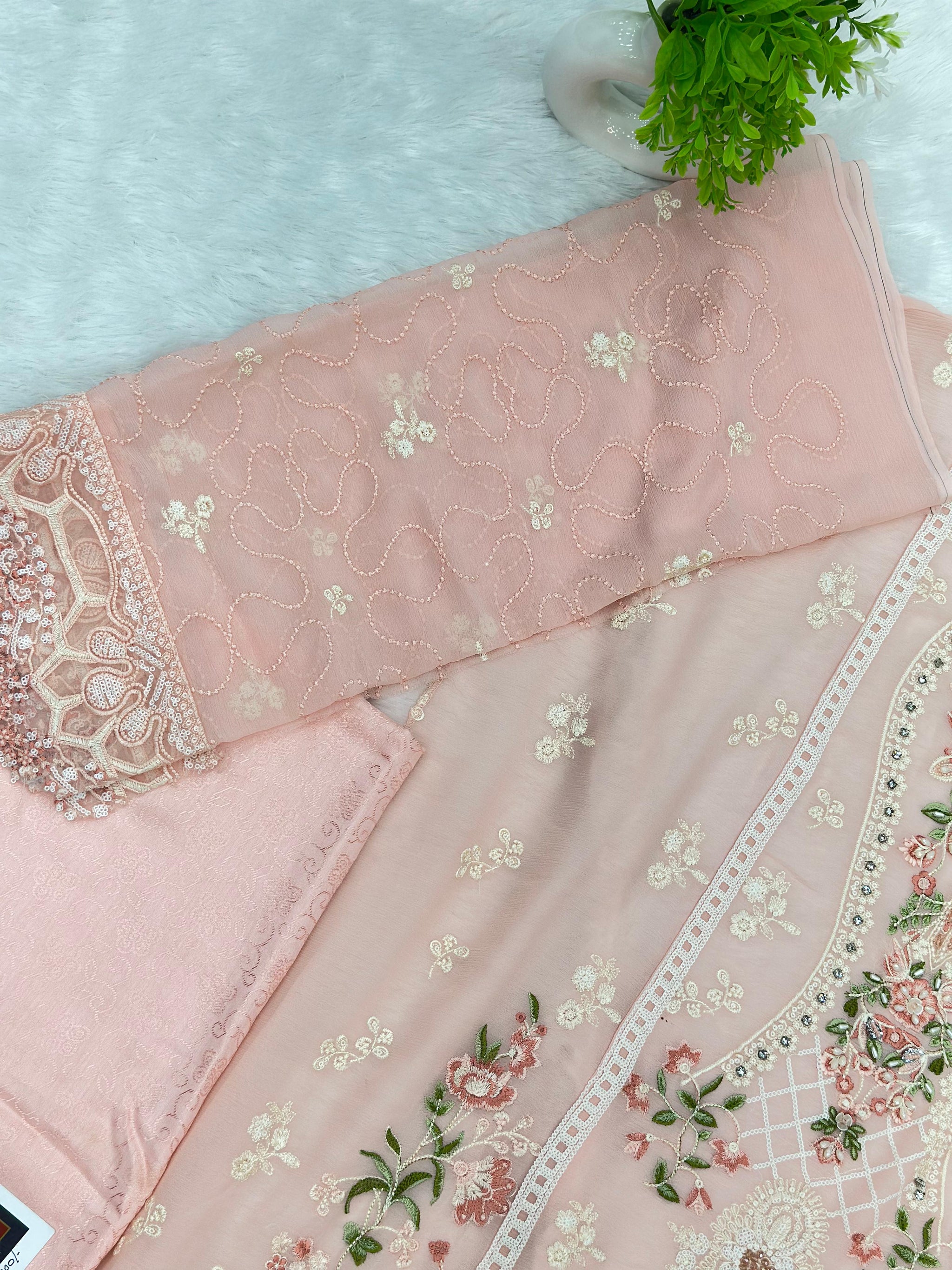 875 Semi-Stitch OG Zainab Fazlani Riwayat Formal Chiffon Collection