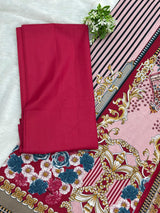1005 Unstitched Casual Lawn Suit